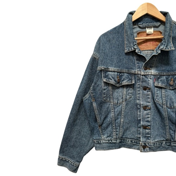Vintage Levi's 90s denim Jean Jacket Size Small - Picture 3 of 9